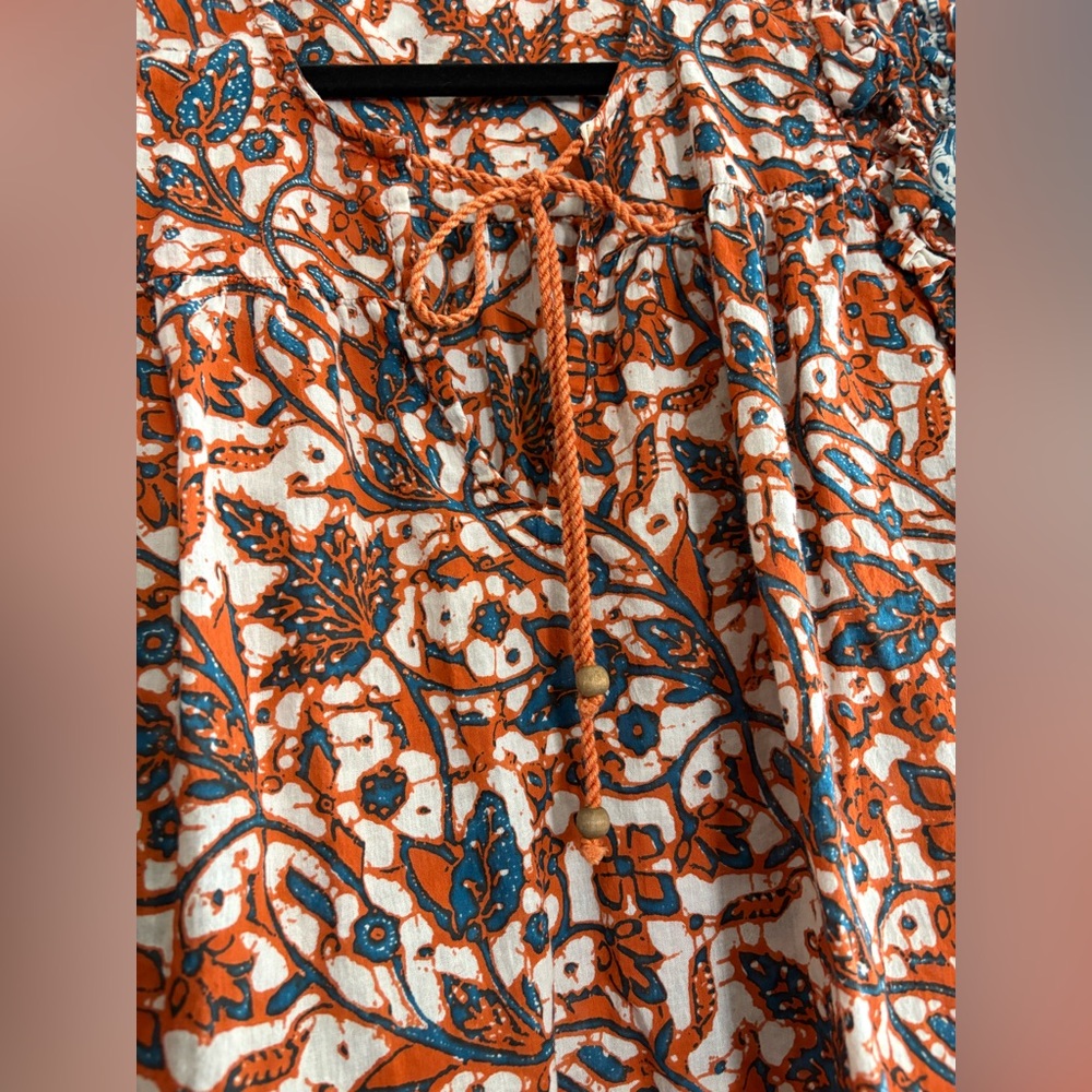 Anthropologie Vineyard Ruffle Sleeve Top - Picture 8 of 11